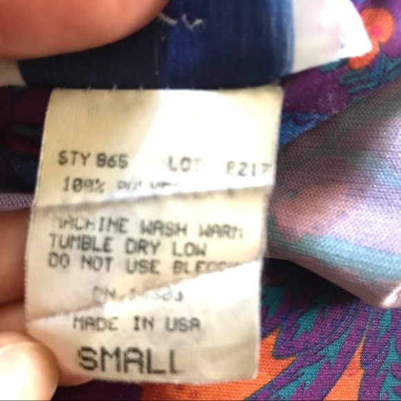 Vintage 70’s Hawaiian Maxi Dress (Sm) - Picture 9 of 9